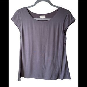ARITZIA Wilfred Free slate grey cap sleeve lined blouse XS